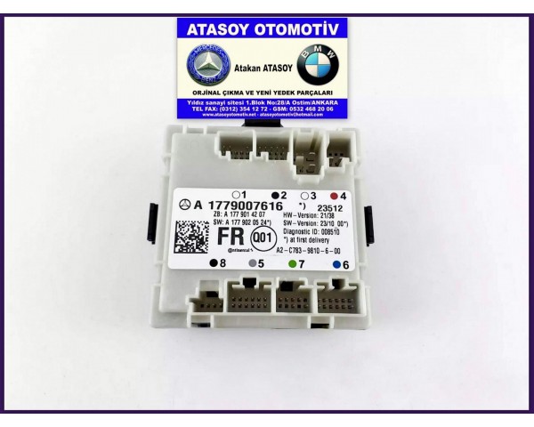MERCEDES W118 CLA SAĞ ÖN KAPI BEYNİ 177 900 76 16 1779001604 1779001404 1779008703 1779008603 1779005003 1779004903 1779004803 1779001103 1779001003 1779000903 W118 CLA FR ÖN KAPI BEYNİ